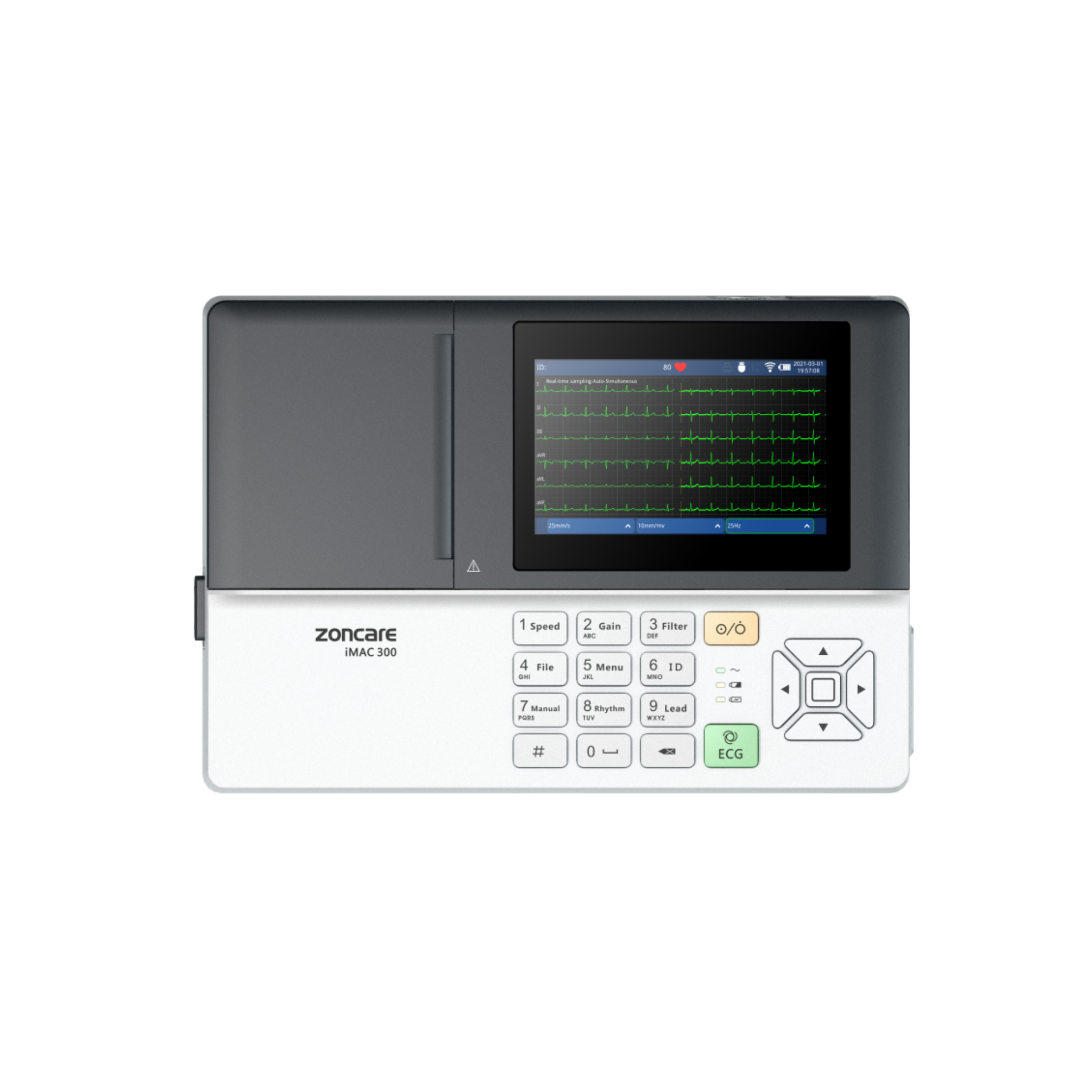 ZONCARE iMAC 300 PRO 3 KANALLI EKG CİHAZI